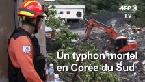 Corée du Sud: les secours à la recherche de survivants d'un glissement de terrain