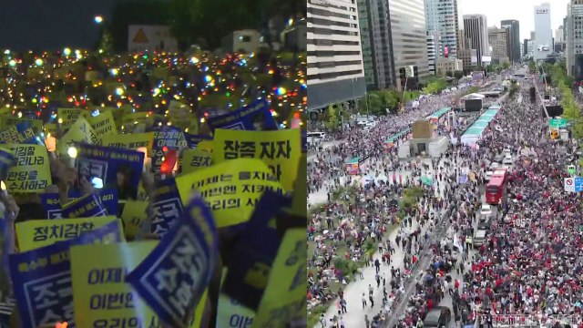 '조국 파면' 범보수 총집결...'검찰개혁' 촛불과 세 대결 격화 / YTN
