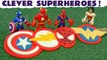 Marvel Avengers 4 Endgame and DC Comics Superheroes Earn Play Doh Logos with Funny Funlings and a Tom Moss Prank in this Toy Story Full Episode English