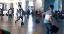 Kartal Anadolu Adliyesi'nde kavga! Sandalyeler havada uçuştu