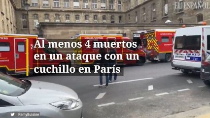 Al menos cuatro muertos en un ataque con un cuchillo en París