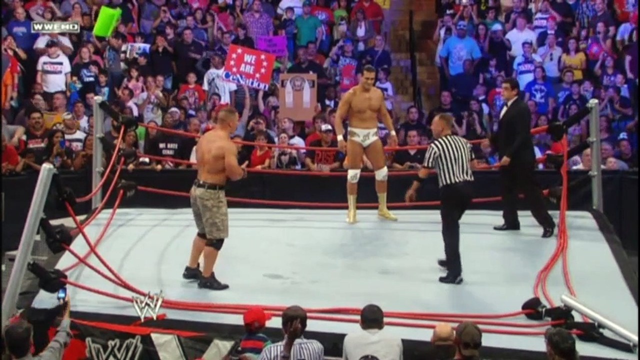 alberto del rio vs john cena VENGEANCE 2011