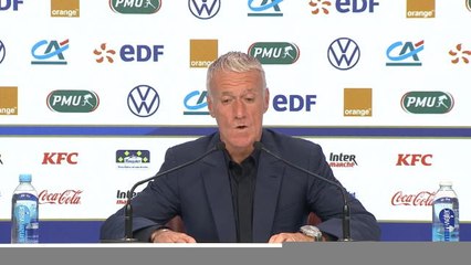 Bleus - Deschamps : "Giroud a un temps de jeu insuffisant à Chelsea"