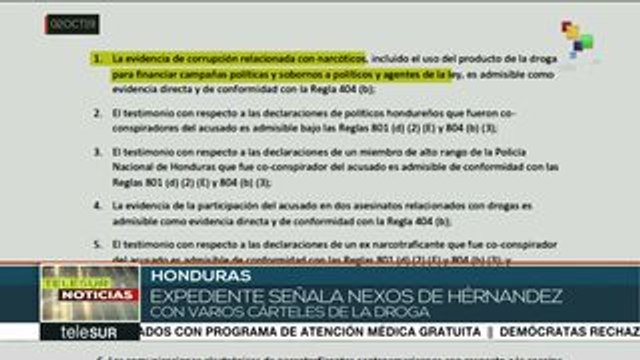 EEUU inicia juicio por narcotráfico contra hermano del pdte. hondureño
