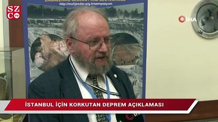 İstanbul için korkutan deprem açıklaması