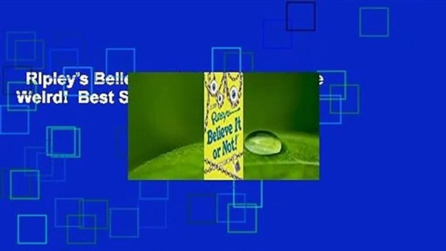 Ripley's Believe It Or Not! Unlock The Weird! Best Sellers Rank : #3