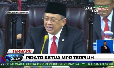 Download Video: Usai Dilantik, Bambang Soesatyo Sampaikan Pidato Sebagai Ketua MPR RI 2019-2024