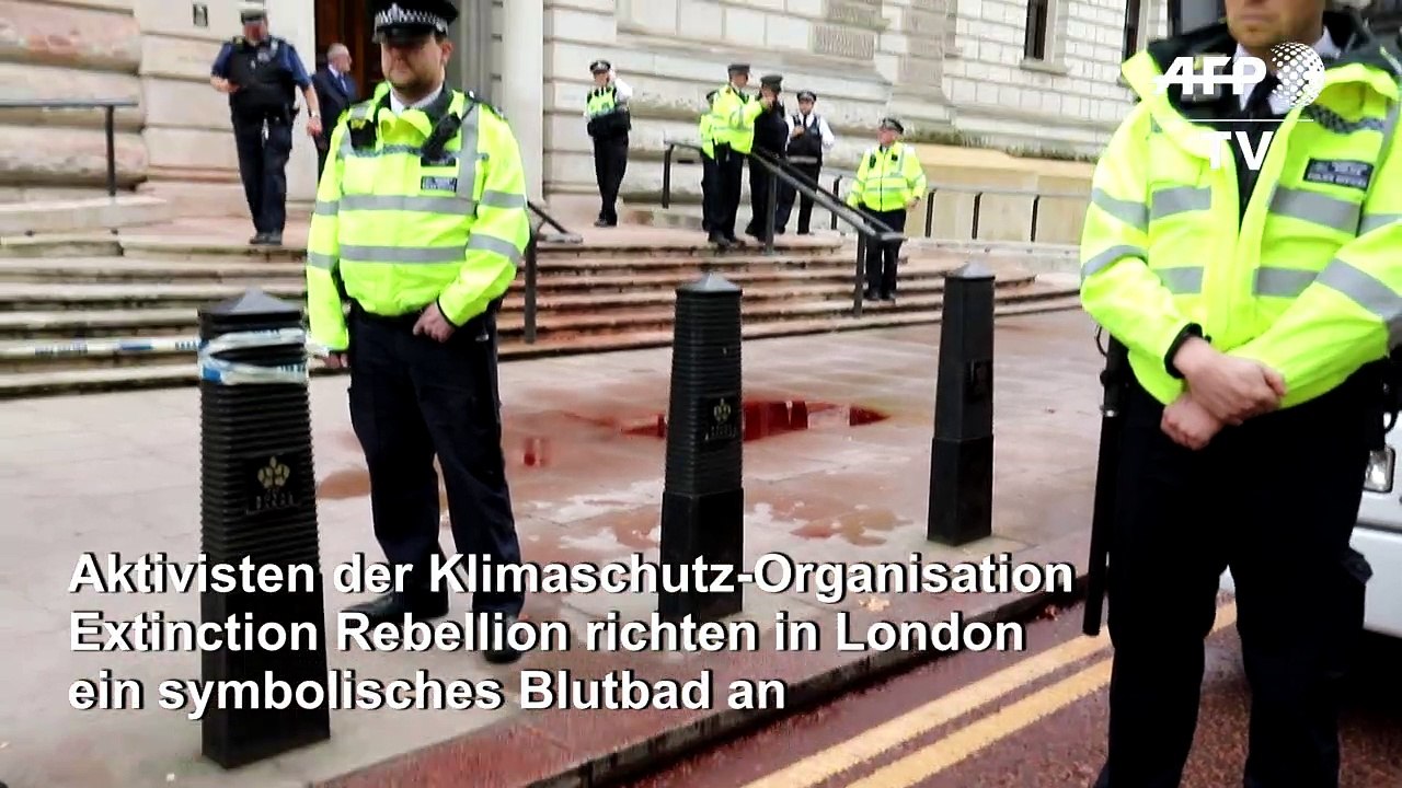 Extinction Rebellion richtet 'Blutbad' in London an