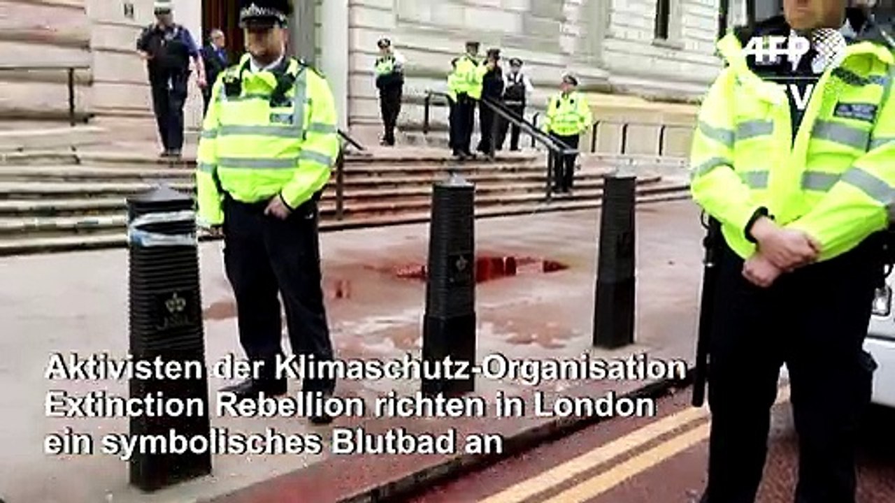 Extinction Rebellion richtet 'Blutbad' in London an
