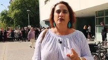 Podemos se pone a la cabeza de la manifestación de apoyo a las procesadas por la manifestación del Coño Insumiso