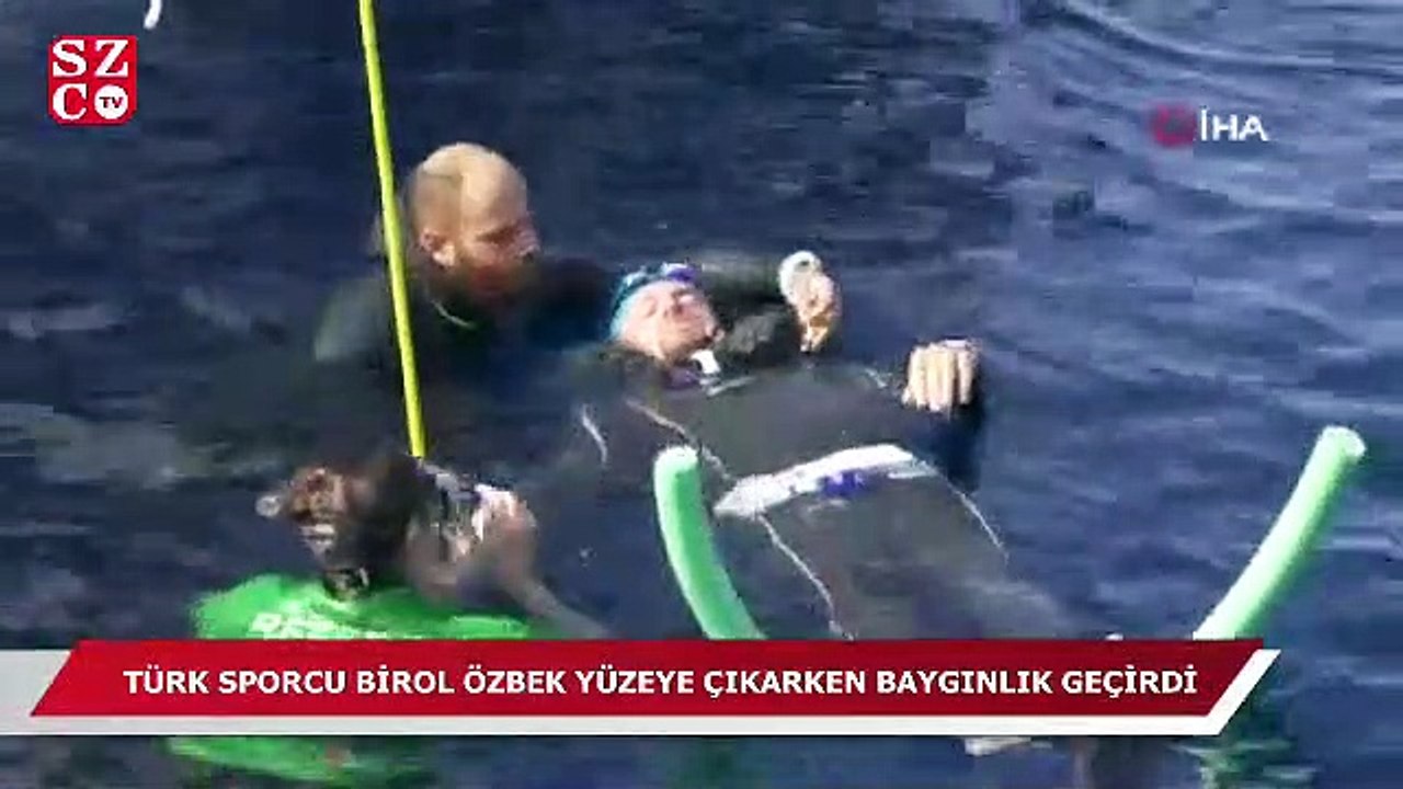 Serbest Dalış Deniz Bireysel Türkiye Şampiyonası'nda korkutan anlar