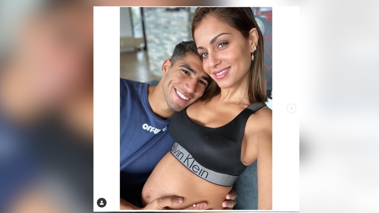 Hiba Abouk y Achraf Hakim esperan su primer hijo