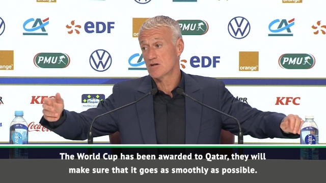 France boss Deschamps ignoring Qatar for now