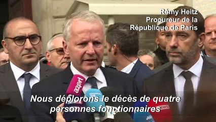 Attaque à la préfecture police: les victimes sont trois hommes et une femme