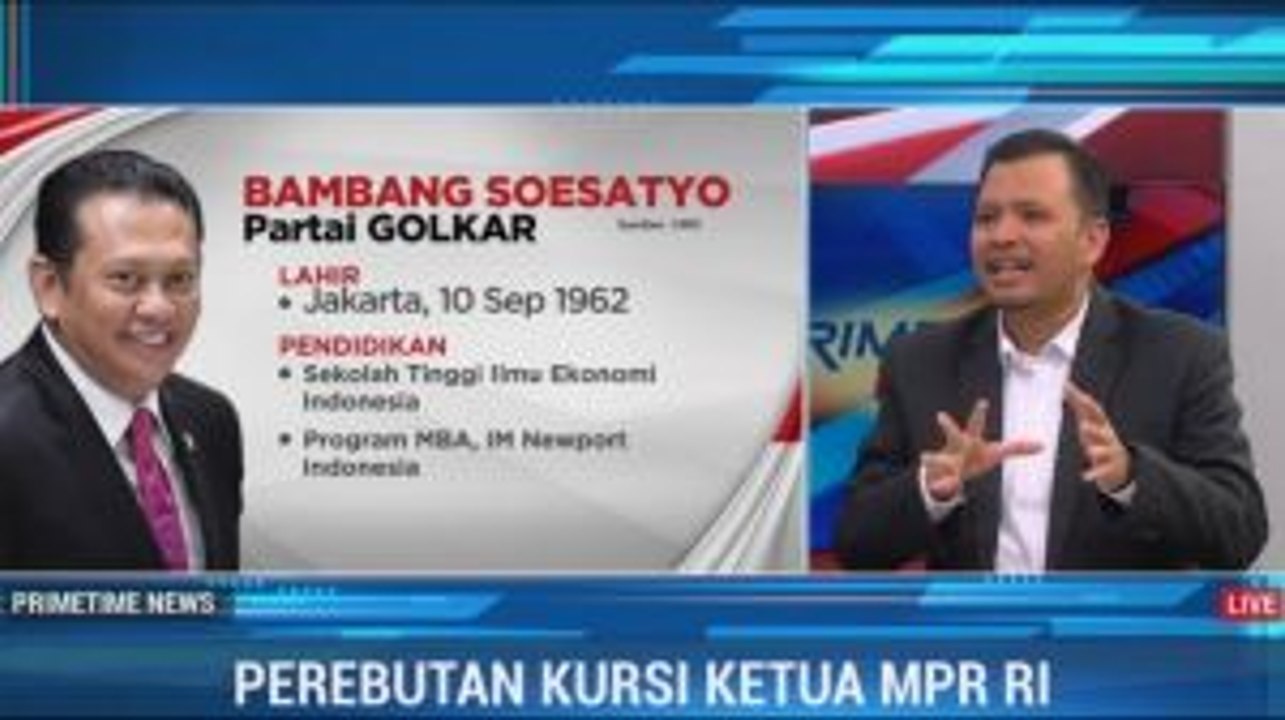 Perebutan Kursi Ketua MPR-RI Resmi Dimulai