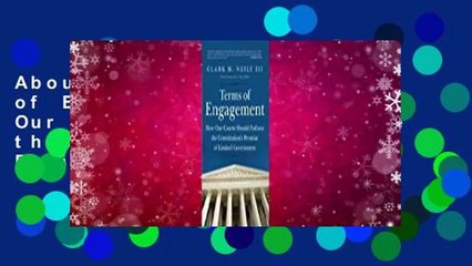 About For Books  Terms of Engagement: How Our Courts Should Enforce the Constitution's Promise of