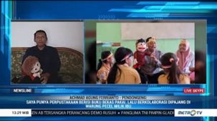 Menebar Semangat Baca Lewat Boneka Unsa