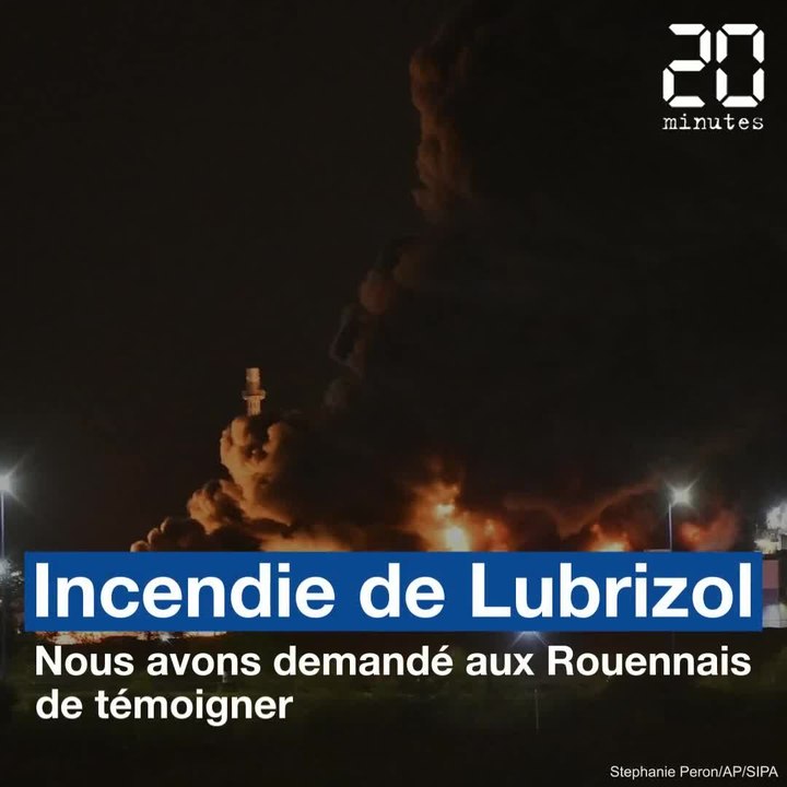Incendie de l'usine Lubrizol: Les Rouennais témoignent