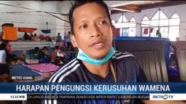 Para Pengungsi Berharap Kondisi di Wamena Segera Pulih