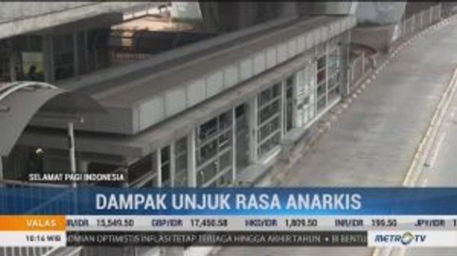 Unjuk Rasa Anarkis, Pengelola Transportasi Publik Alami Kerugian