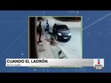 Captan el video de dos ladrones intentando asaltar a su amigo | Noticias con Francisco Zea