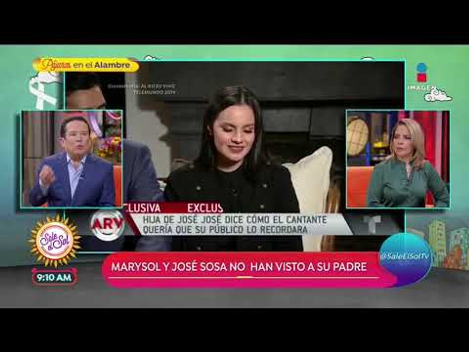 ¡Hijos mayores de José José encuentran los restos del 'Príncipe de la Canción'! | Sale el Sol