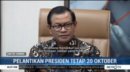 Istana Tegaskan Pelantikan Presiden Tetap 20 Oktober