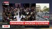 Regardez en vidéo l'émotion d'Emmanuel Macron à Rodez qui évoque le drame de la Préfecture de Police de Paris et la minute de silence
