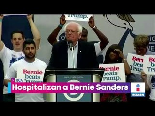 Hospitalizan de emergencia a Bernie Sanders | Noticias con Yuriria Sierra