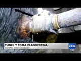 Descubren túnel con una toma clandestina de gasolina en Ecatepec | Noticias con Francisco Zea