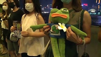 "Pepe la rana", nueva mascota del movimiento prodemocracia en Hong Kong