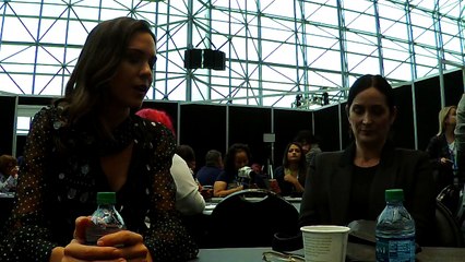 NYCC 2019  - Carrie-Anne Moss and Odette Annable talk Tell Me A Story