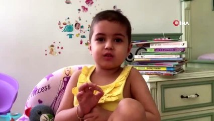 Kemoterapi sonrası saçlarını kaybeden Öykü Arin'in saçları ve kirpikleri yeniden çıktı