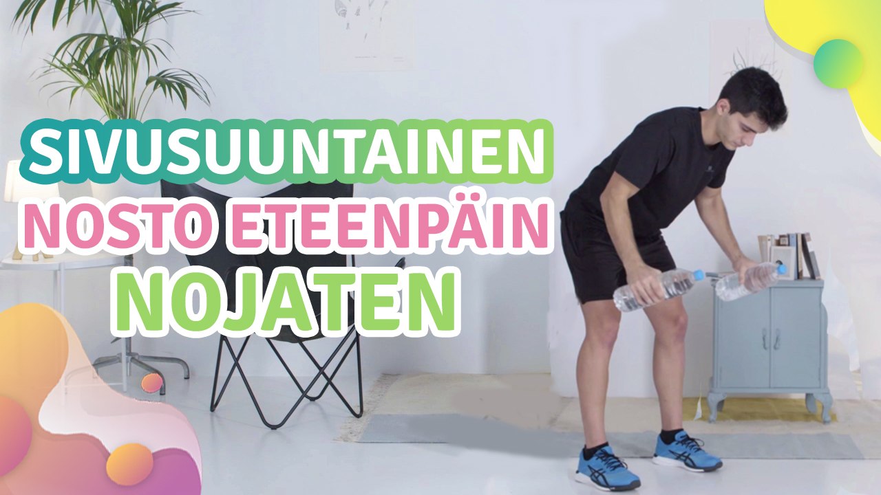 Sivusuuntainen nosto eteenpäin nojaten - Askel Terveyteen
