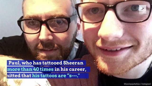 Ed Sheeran’s Tattoo Artist Admits He Hates the Singer’s Tattoos