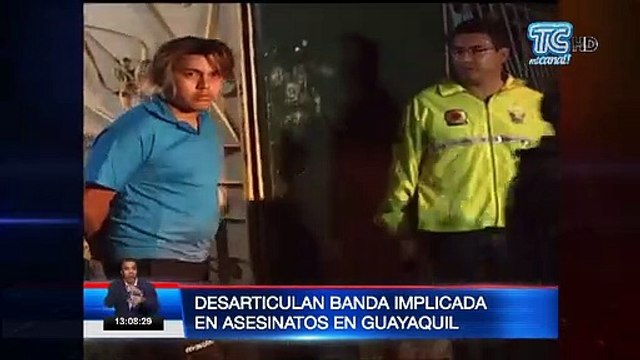 Banda involucrada por varias muertes violentas fue desarticulada en Guayaquil