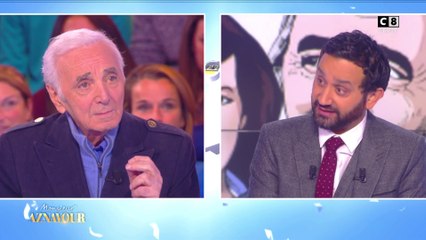 Quand Cyril Hanouna recevait Charles Aznavour à TPMP
