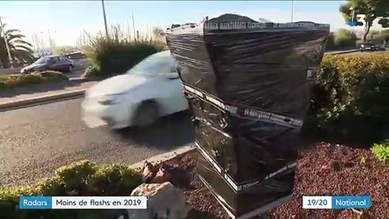 Radars : baisse des flashs et des recettes