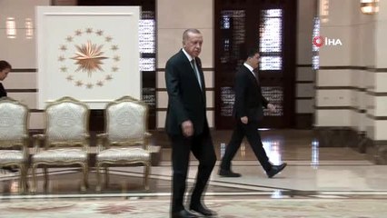 Cumhurbaşkanı Erdoğan, Estonya Büyükelçisi Kolk'u kabul etti