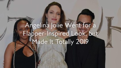 Angelina Jolie Went for a Flapper-Inspired Look, but Made It Totally 2019