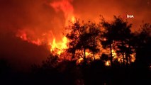 Bursa Gürsu'da ormanlık alev alev böyle yandı