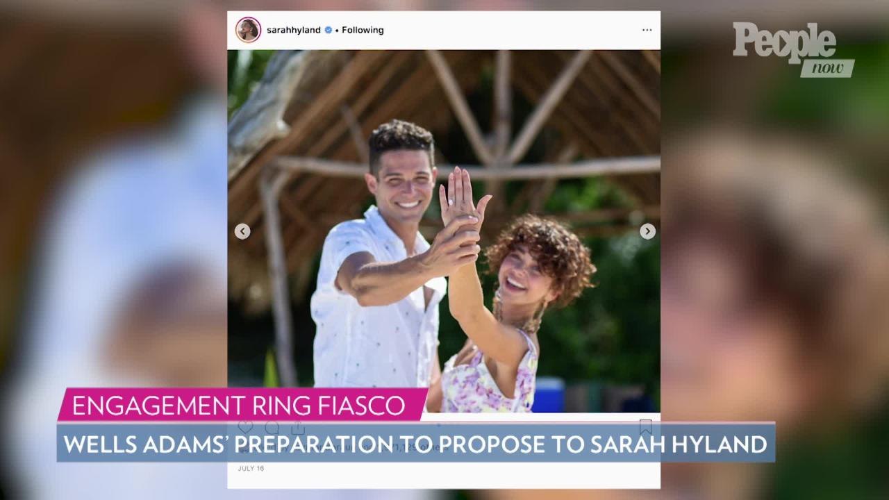 Wells Adams Reveals He Almost Didn't Get Sarah Hyland's Engagement Ring in Time to Propose!