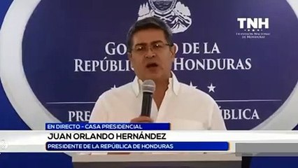 Presidente hondureño: acusaciones en su contra son "historias novelescas"