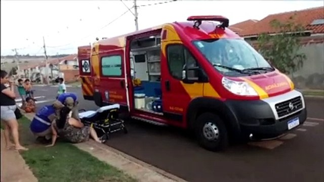 Idosa sofre luxação em punho ao sofrer queda no Riviera e Siate é mobilizado