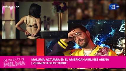 Maluma  actuará en el AMERICAN AIRLINES ARENA  | VIERNES 11 DE OCTUBRE| De Week con Wilma