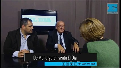 De Mendiguren en La Plata: "Ningún espacio político podrá salir solo de la crisis"