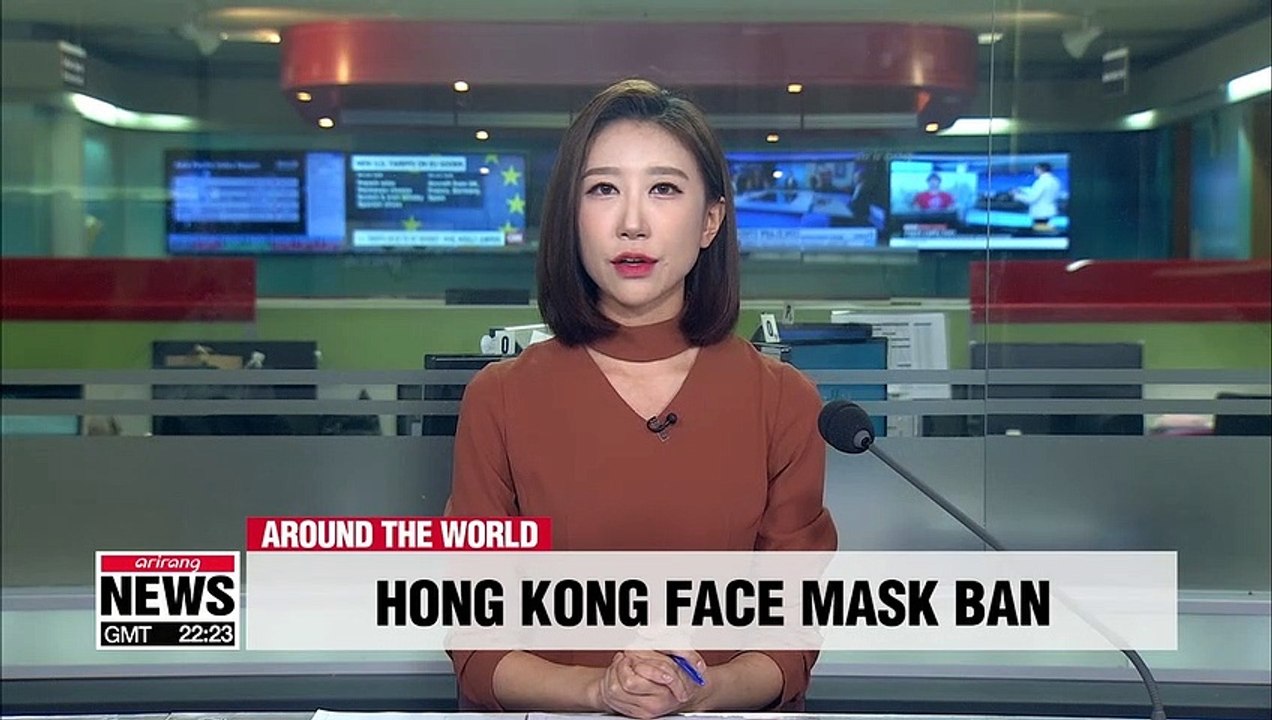 Hong Kong set to ban face masks at protests by...