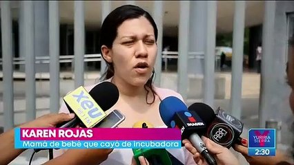 Bebé cae de un cunero en hospital del ISSSTE en Veracruz y su madre denuncia negligencia médica