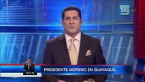 Presidente Moreno se pronunció sobre desmanes