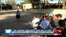 Bernie Sanders campaign event kicks off at Cal State Bakersfield without Bernie